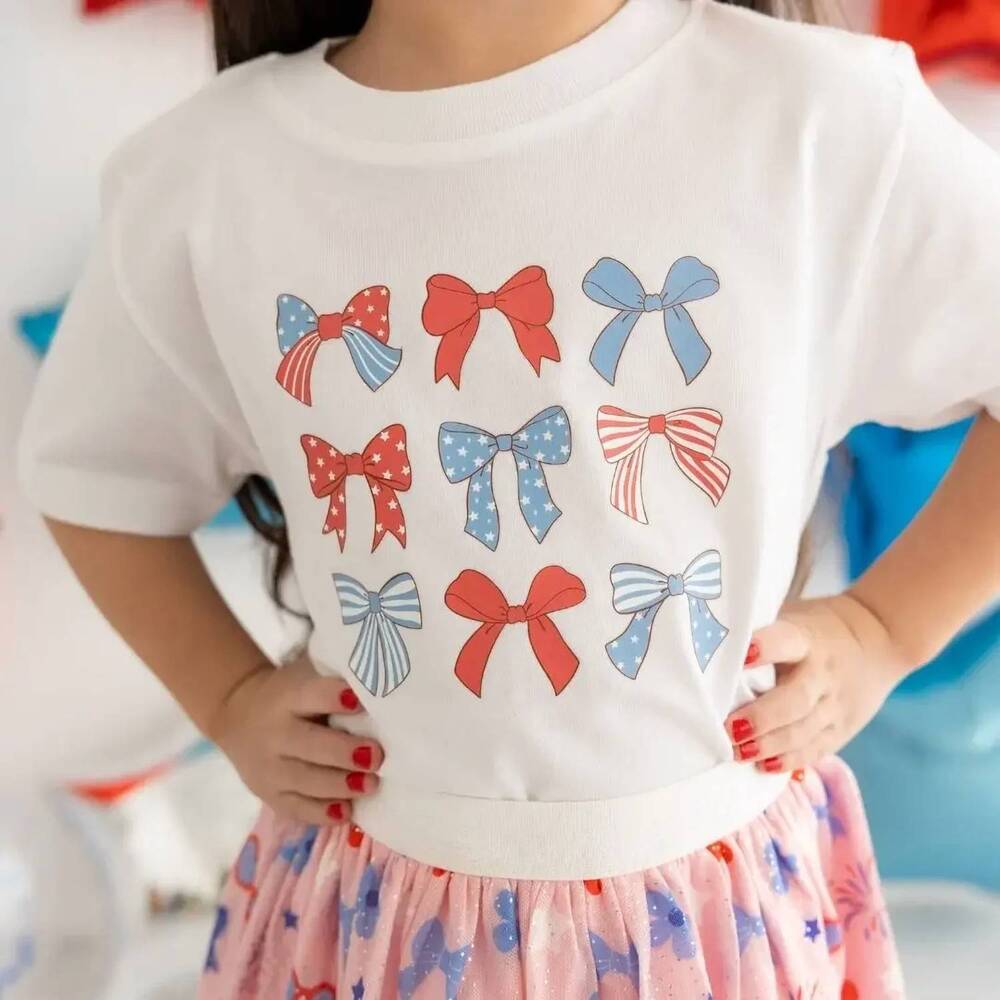 NEW SWEET WINK patriotic cutie t-shirt in white